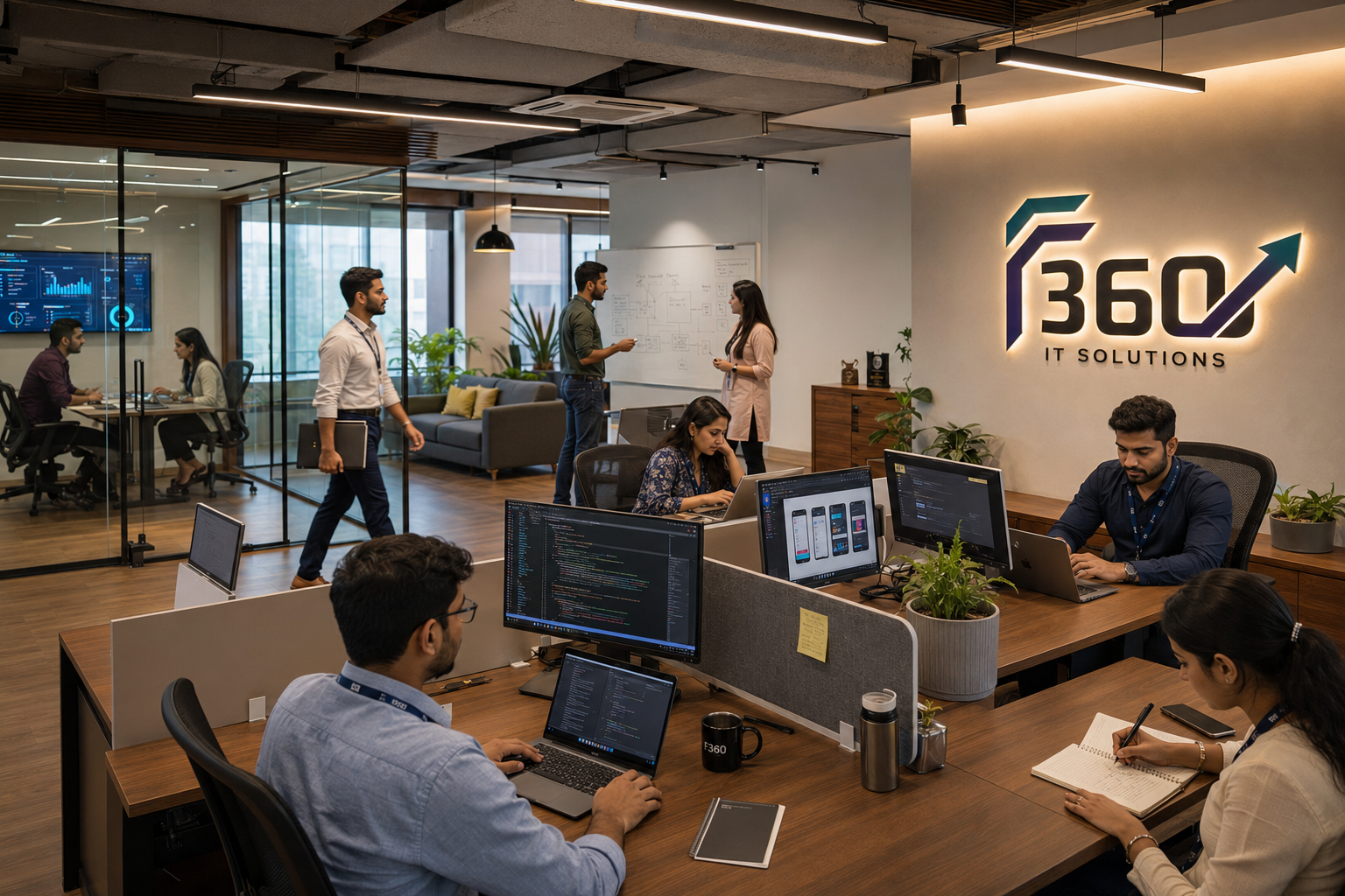 Future 360 IT Solutions Office Workspace in Indore